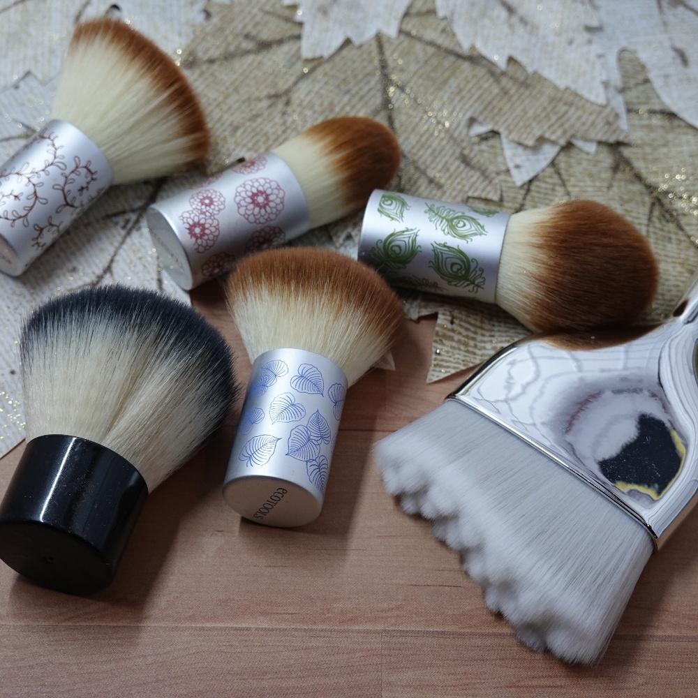 6 Makeup brushes